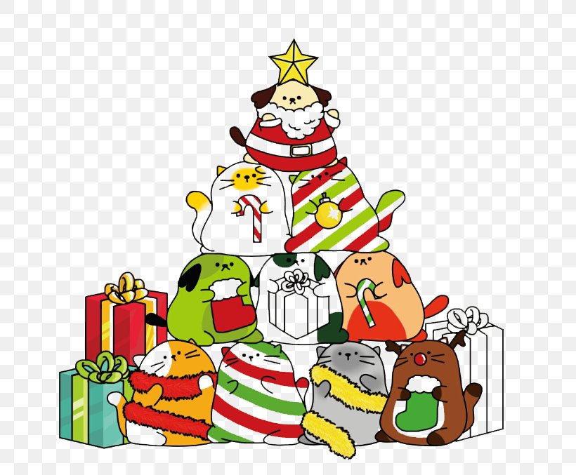 Dog Cat Christmas Tree Clip Art, PNG, 686x677px, Dog, Area, Cat, Catdog, Christmas Download Free