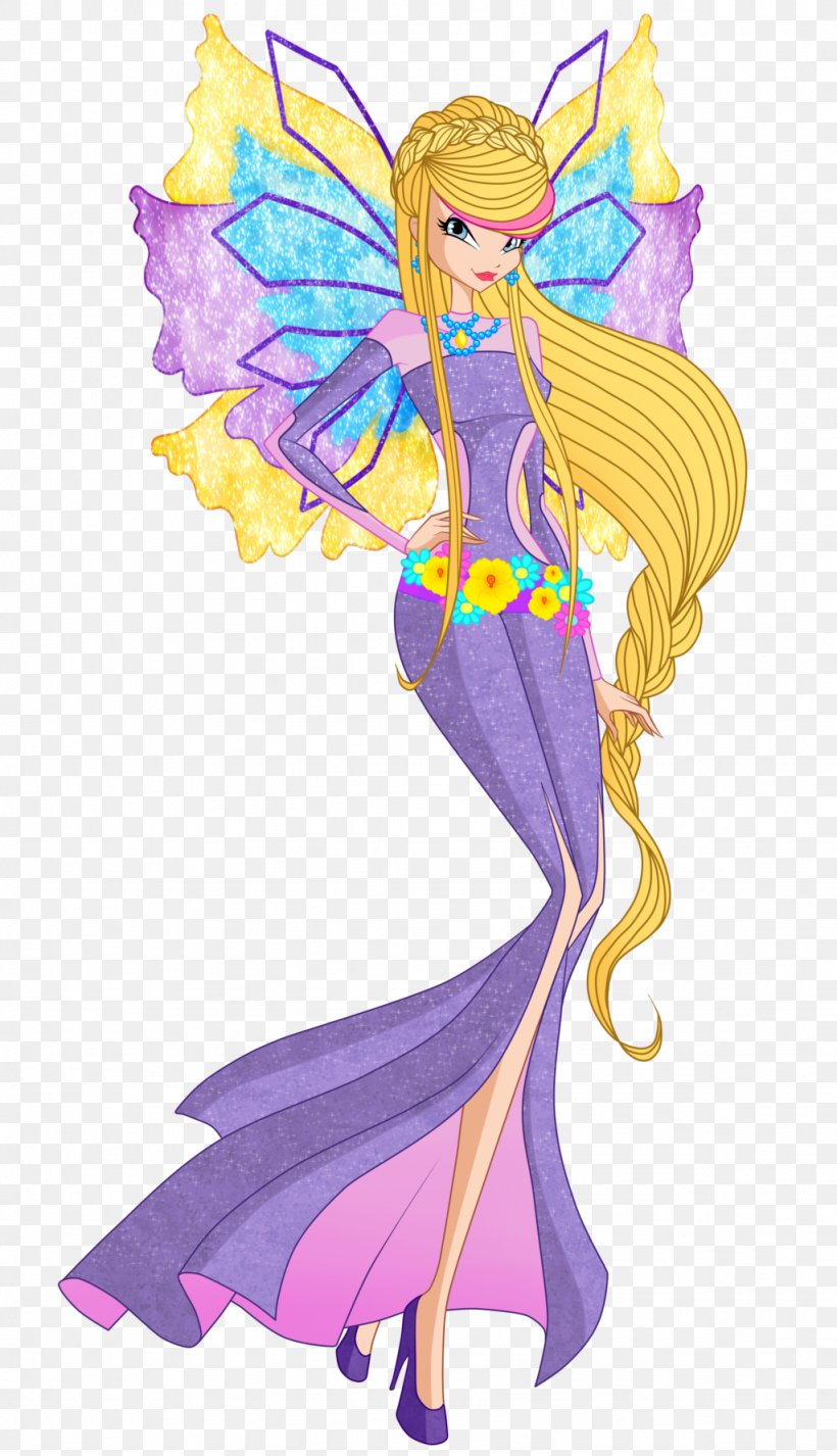 Fairy Bloom Winx Powers DeviantArt, PNG, 1024x1781px, Watercolor, Cartoon, Flower, Frame, Heart Download Free