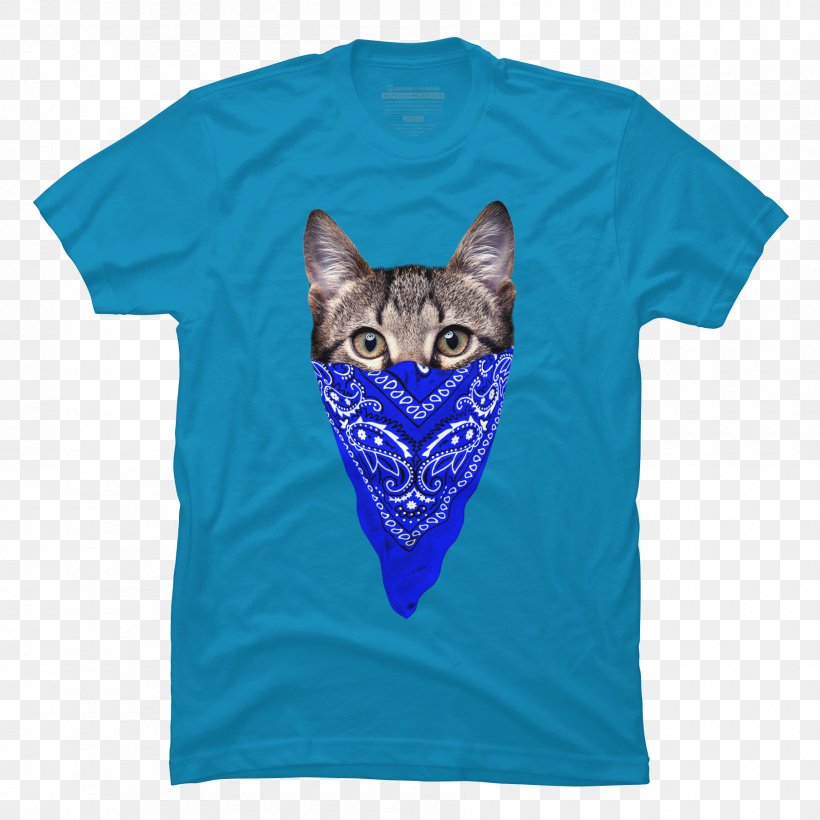 T-shirt Hoodie Cat Crew Neck, PNG, 1800x1800px, Tshirt, Baby Toddler Onepieces, Blue, Bluza, Cat Download Free