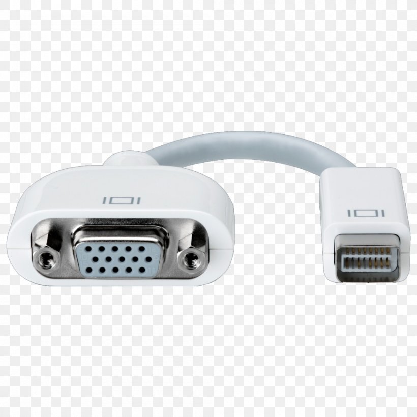Mac Mini MacBook VGA Connector Mini-DVI Digital Visual Interface, PNG, 1000x1000px, Mac Mini, Adapter, Apple, Cable, Computer Monitors Download Free