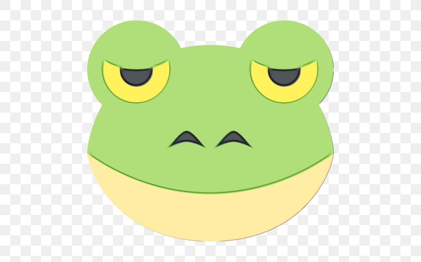 Yellow Tree, PNG, 512x512px, Tree Frog, Cartoon, Emoticon, Eye, Facial Expression Download Free