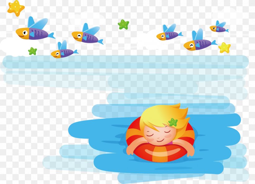 Child Cartoon Swimming Illustration, PNG, 1113x804px, Watercolor, Cartoon, Flower, Frame, Heart Download Free