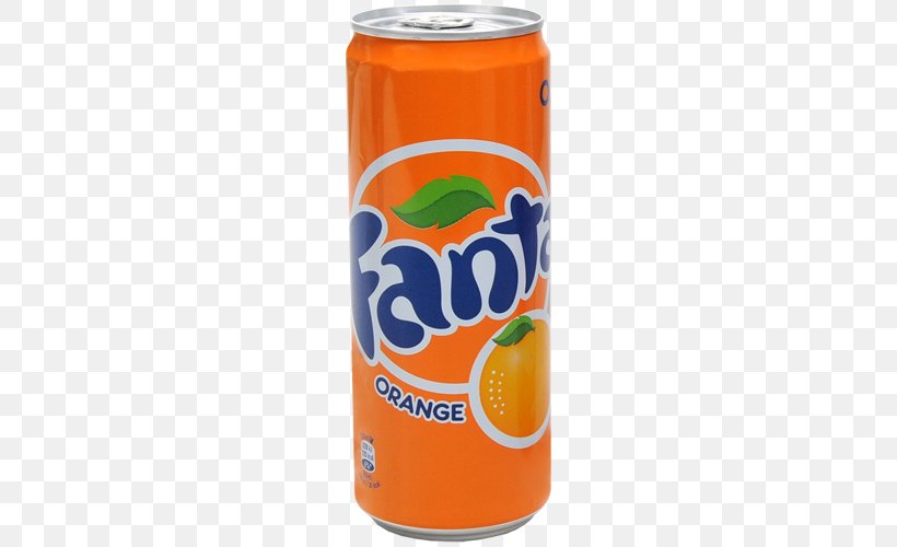 Fizzy Drinks Fanta Orange Soft Drink Thai Cuisine Beverage Can, PNG, 500x500px, Fizzy Drinks, Aluminum Can, Beverage Can, Cocacola Company, Crush Download Free