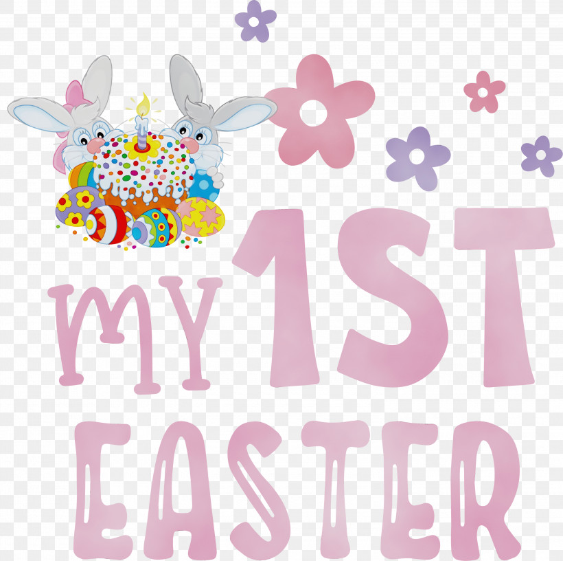 Logo Sticker Meter Line Pattern, PNG, 3000x2988px, My 1st Easter, Easter Bunny, Easter Day, Geometry, Line Download Free