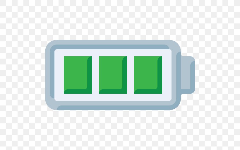 Rectangle Technology Green, PNG, 512x512px, Computer, Area, Battery, Brand, Green Download Free