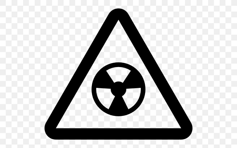 Radioactive Decay Ionizing Radiation Symbol Radionuclide, PNG, 512x512px, Radioactive Decay, Area, Black And White, Brand, Ionizing Radiation Download Free
