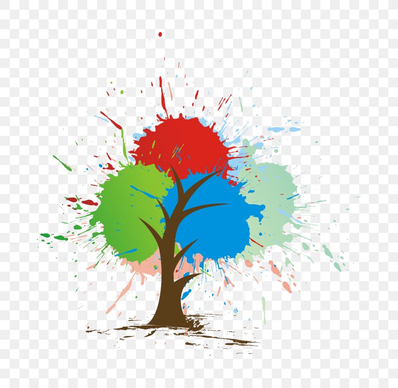 Tree Euclidean Vector Clip Art, PNG, 800x800px, Tree, Branch, Drawing, Floral Design, Leaf Download Free