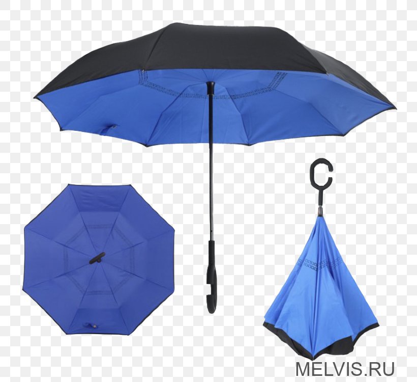Umbrella Handle Rain Clothing Accessories Nylon, PNG, 750x750px, Umbrella, Clothing Accessories, Cobalt Blue, Cup, Electric Blue Download Free