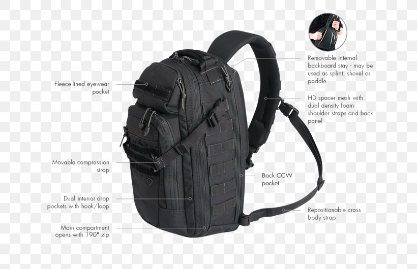 Backpack Messenger Bags First Tactical Crosshatch Sling Sac A Dos Noir MOLLE, PNG, 650x530px, Backpack, Bag, Gun Slings, Handbag, Luggage Bags Download Free