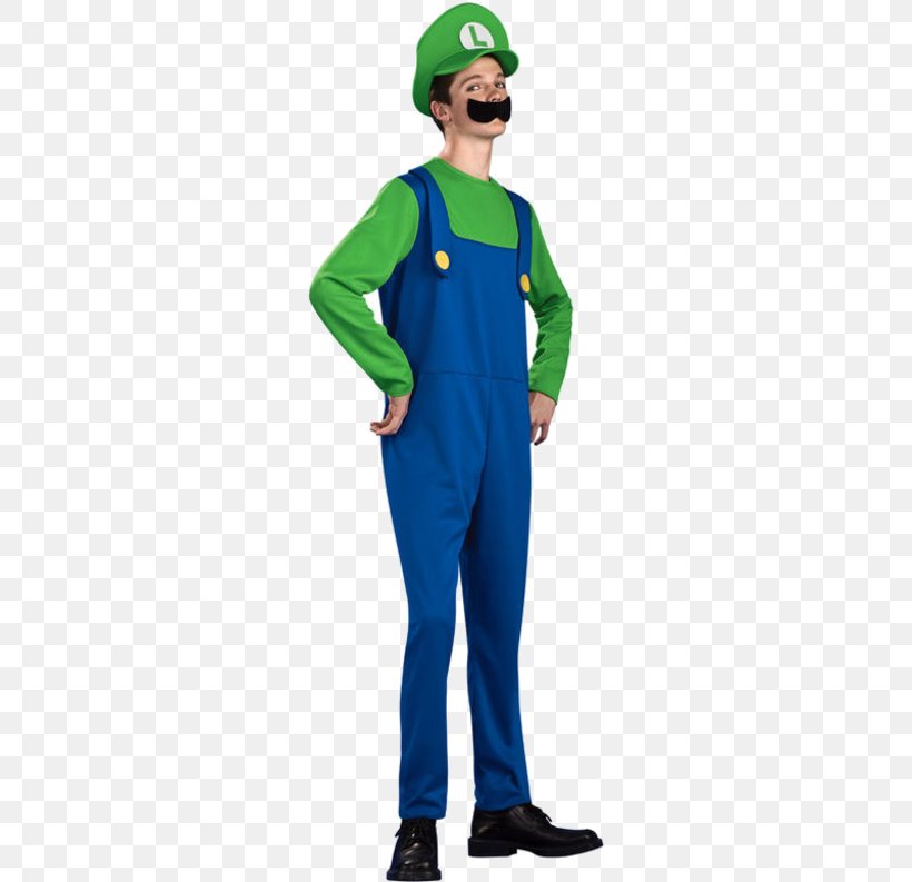 Super Mario Bros. Luigi New Super Mario Bros Costume, PNG, 500x793px, Mario Bros, Adult, Child, Clothing, Cosplay Download Free