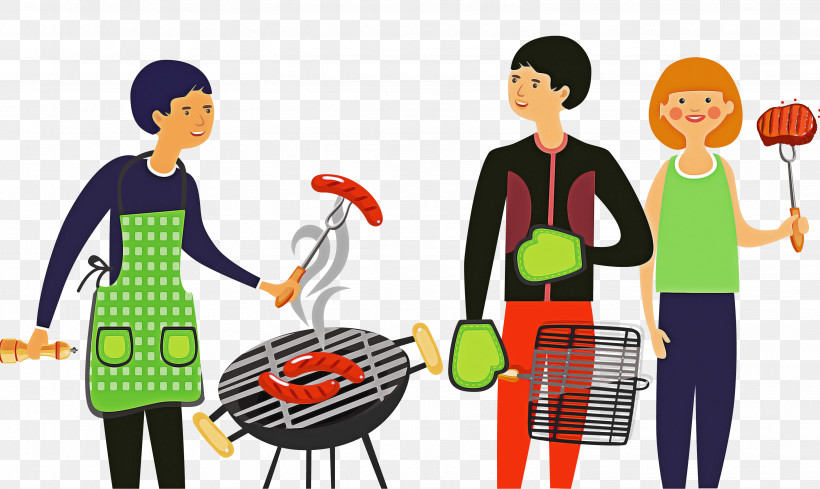 Sharing Cartoon Conversation Barbecue Play, PNG, 3087x1843px, Sharing, Barbecue, Cartoon, Child, Conversation Download Free