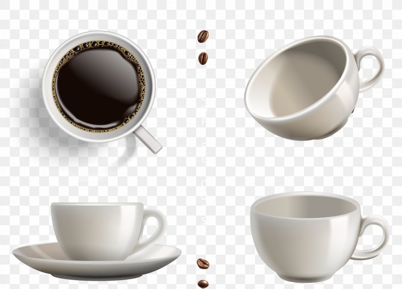 Coffee Cup Espresso Ristretto Cafe, PNG, 2670x1924px, Coffee, Cafe, Caffeine, Ceramic, Coffee Cup Download Free