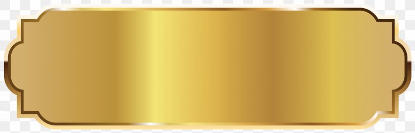 Gold Label Template Picture, PNG, 6266x2016px, Yellow, Material, Rectangle Download Free