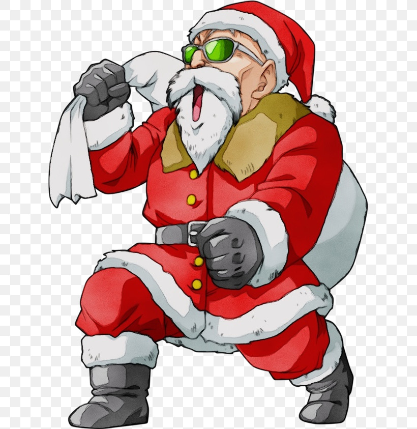 Santa Claus, PNG, 631x843px, Watercolor, Cartoon, Christmas, Paint, Santa Claus Download Free
