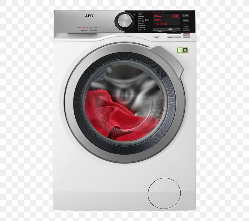 Washing Machines Home Appliance AEG L9FEC966R Washing Machine, PNG, 730x730px, Washing Machines, Aeg, Aeg L8fec946r 8000 Series 9kg Load, Aeg L9fec966r Washing Machine, Aeg L61271bi Download Free