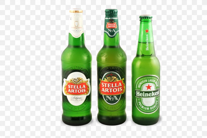 Beer Bottle Pizza Coandi Heineken International Liqueur, PNG, 3872x2592px, Beer, Beer Bottle, Bottle, Cocacola Company, Drink Download Free