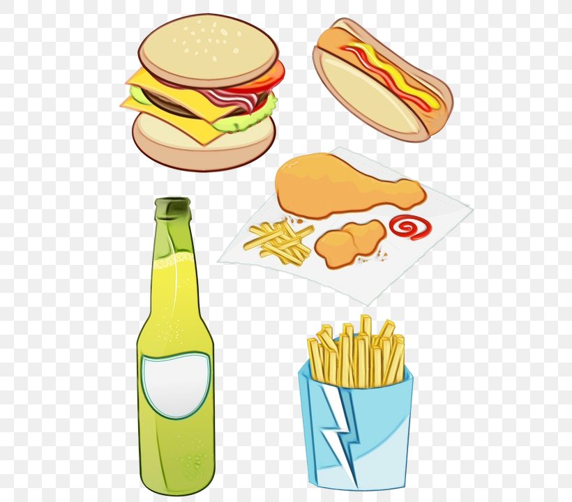 Fast Food Junk Food Clip Art Product, PNG, 556x720px, Fast Food, American Food, Bottle, Cheeseburger, Dish Download Free