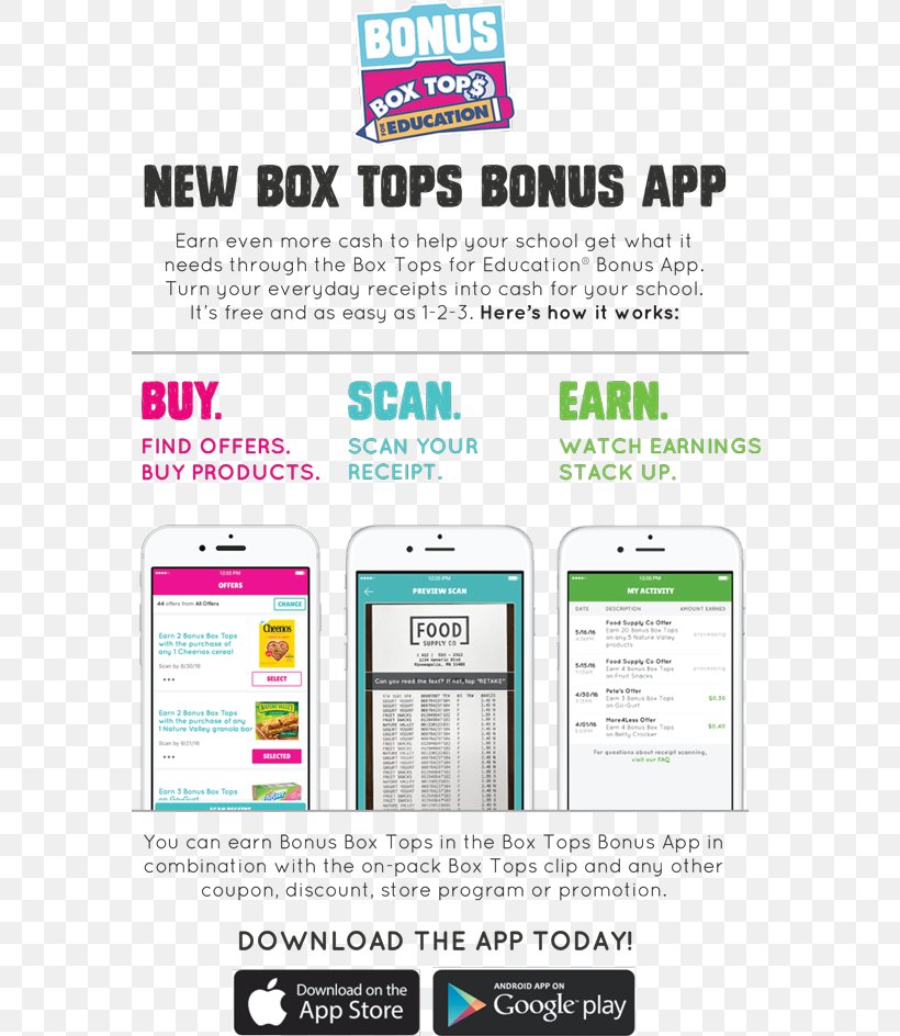 The Box Tops Google Play IPhone The Letter, PNG, 600x944px, Box Tops, Android, Appsflyer, Area, Back To School Download Free