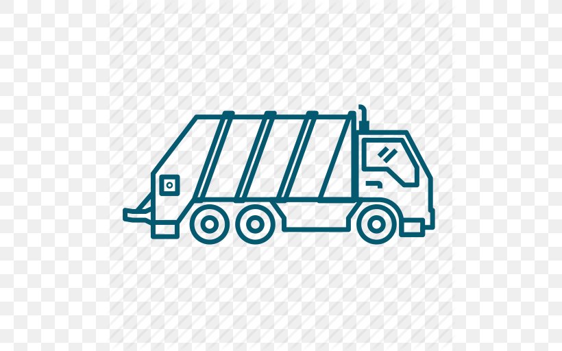 Waste Collection Garbage Truck Car, PNG, 512x512px, Waste, Area, Biodegradable Waste, Blue, Brand Download Free