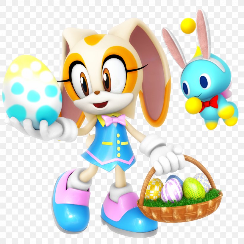 Cream The Rabbit Easter Bunny Amy Rose, PNG, 1600x1600px, Cream The Rabbit, Amy Rose, Animal Figure, Baby Toys, Chao Download Free