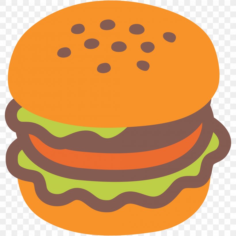 Hamburger Cheeseburger Emoji Android Sticker, PNG, 2000x2000px, Hamburger, Android, Android Version History, Burger King, Cheeseburger Download Free