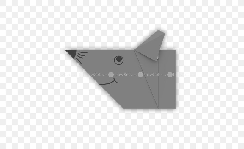 Paper Dog Origami USMLE Step 3 Square, PNG, 500x500px, Paper, Animal, Diagonal, Dog, Double Overhand Knot Download Free