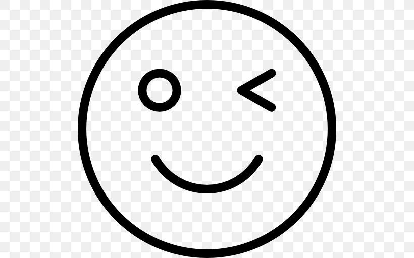 Smiley Emoticon Happiness, PNG, 512x512px, Smiley, Area, Black, Black And White, Disappointment Download Free