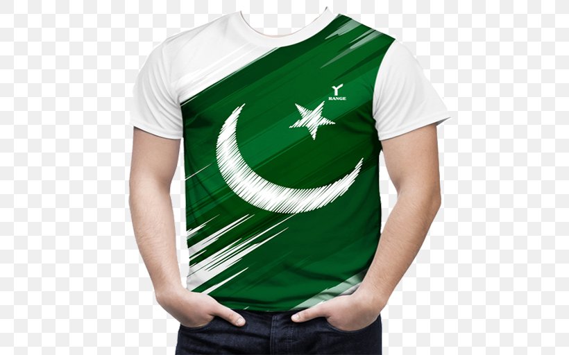 T-shirt Independence Day Hoodie Top, PNG, 512x512px, Tshirt, Brand, Clothing, Crew Neck, Flag Of Pakistan Download Free