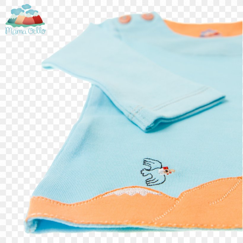 T-shirt Sleeve Textile Turquoise Font, PNG, 1200x1200px, Tshirt, Aqua, Blue, Material, Orange Download Free