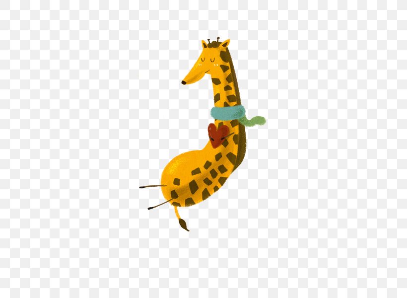 Giraffe Illustration, PNG, 600x600px, Giraffe, Depression, Designer, Giraffidae, Gratis Download Free