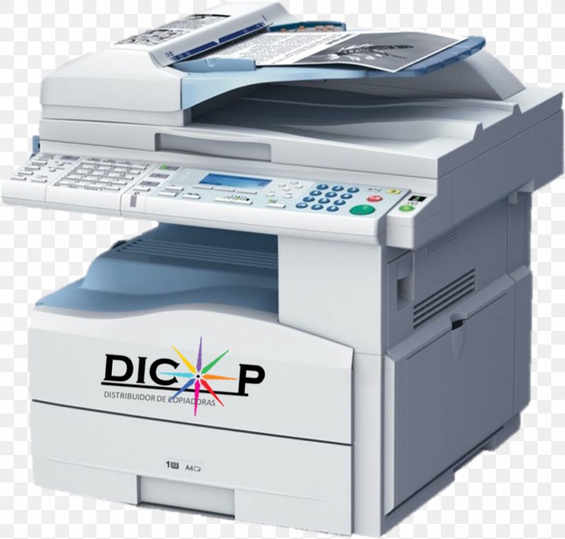 Multi-function Printer Photocopier Ricoh Image Scanner, PNG, 825x787px, Multifunction Printer, Computer, Copying, Device Driver, Fax Download Free