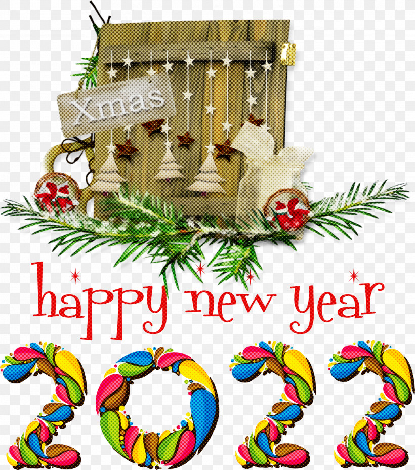 2022 Happy New Year 2022 New Year 2022, PNG, 2645x2999px, Bauble, Christmas Day, Christmas Decoration, Christmas Eve, Christmas Tree Download Free