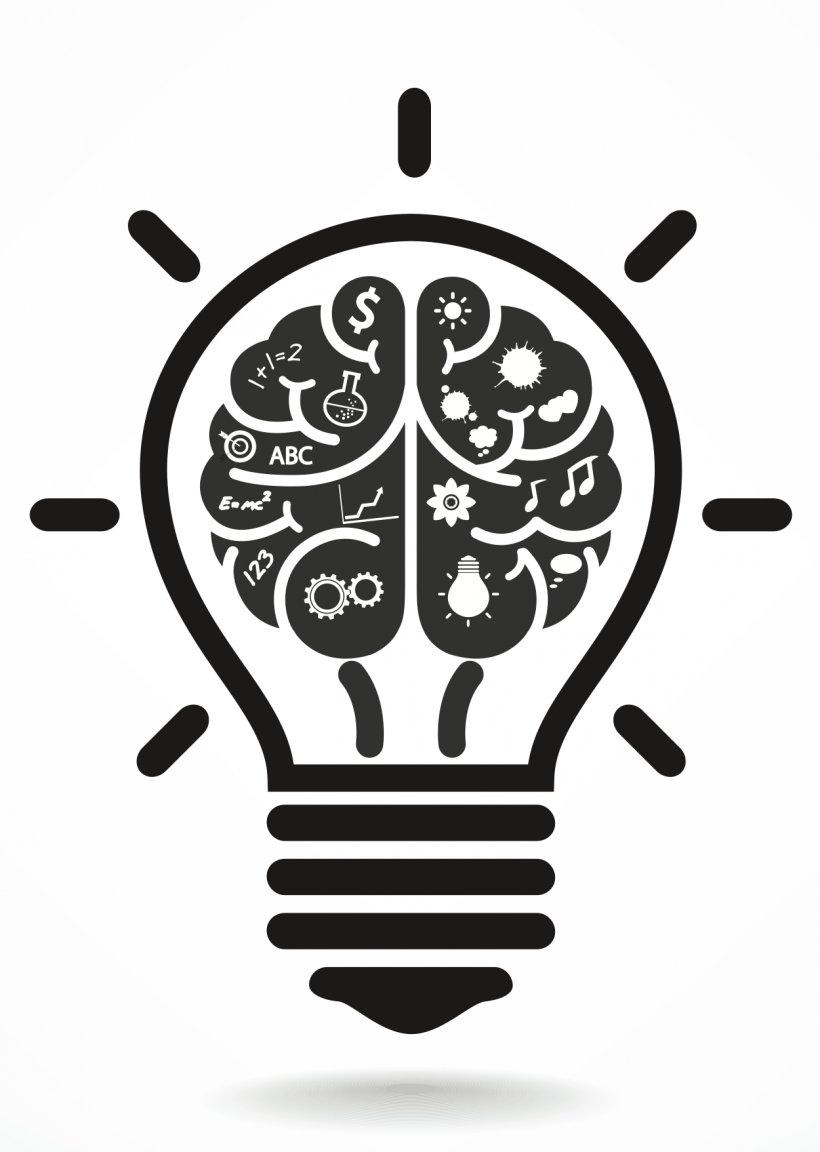 Brain Incandescent Light Bulb Clip Art, PNG, 1250x1757px, Brain, Black And White, Brand, Concept, Creativity Download Free