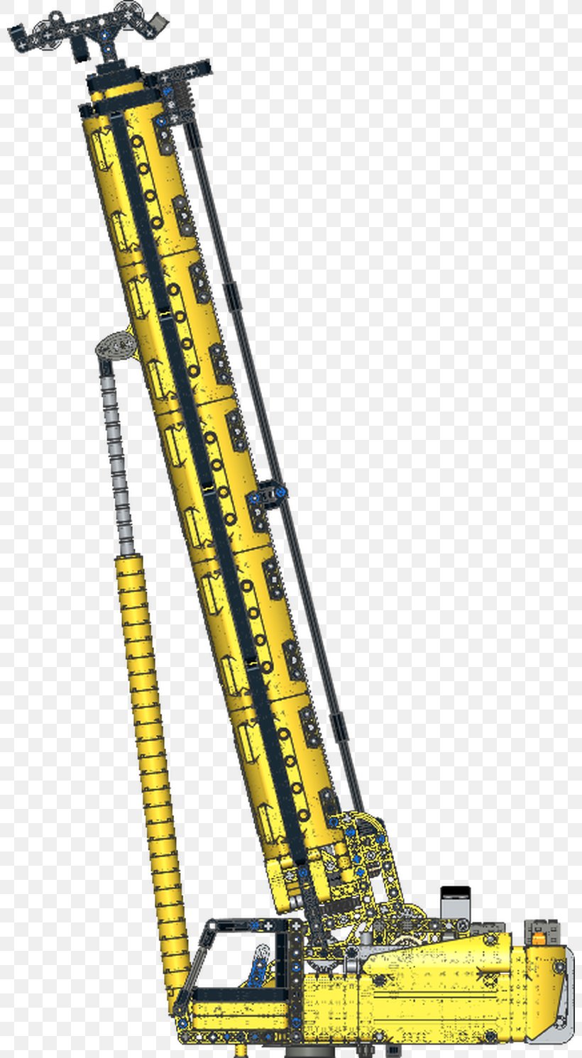 Mobile Crane Linear Actuator, PNG, 800x1491px, Crane, Actuator, Construction Equipment, Lego, Lego Group Download Free