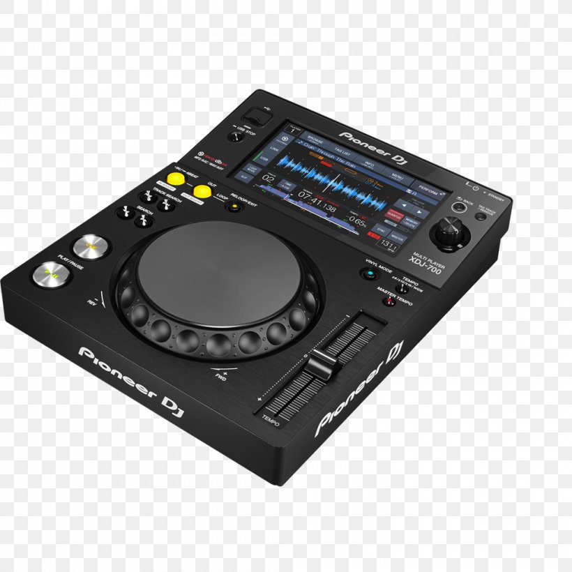 Pioneer DJ Disc Jockey DJ Controller CDJ Audio, PNG, 1000x1000px, Pioneer Dj, Audio, Audio Mixers, Cdj, Digital Media Player Download Free
