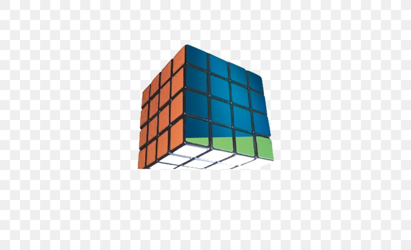Rubiks Cube, PNG, 500x500px, Rubiks Cube, Area, Cube, Rectangle, Symmetry Download Free