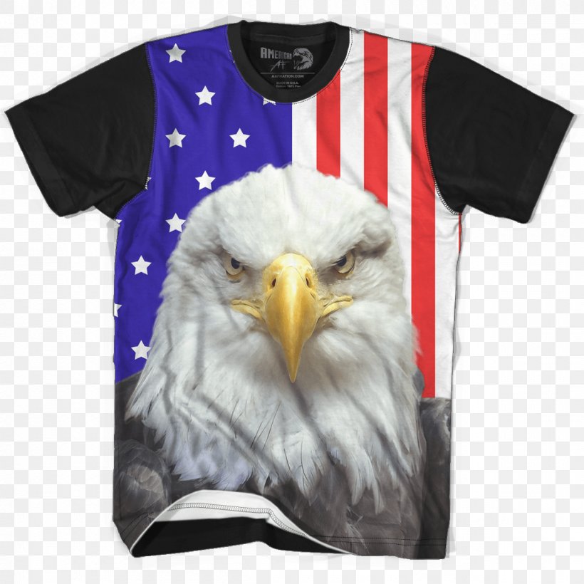 Bald Eagle T-shirt United States White Trash, PNG, 1200x1200px, Bald Eagle, Accipitriformes, American Eagle Outfitters, Beak, Bird Download Free