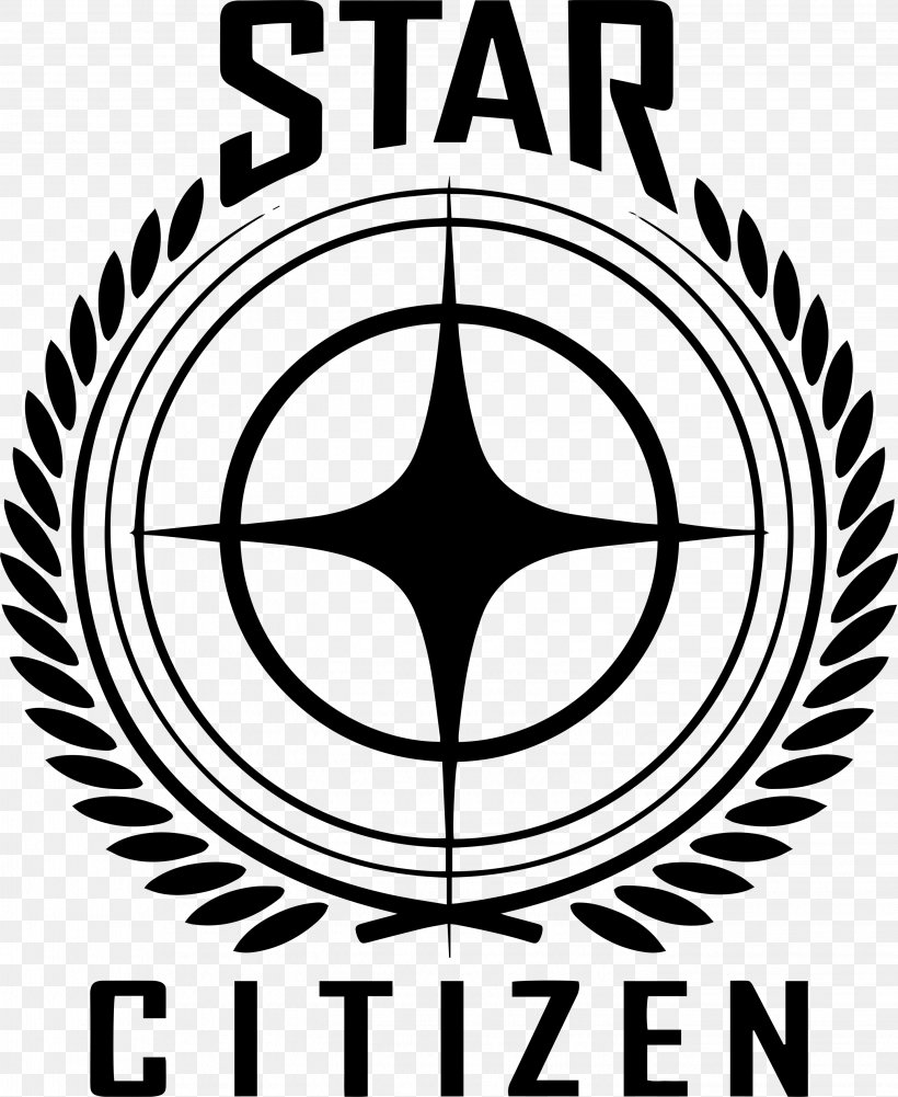 Star Citizen Simulation Video Game Cloud Imperium Games Logo, PNG, 2846x3477px, Star Citizen, Amazon Lumberyard, Area, Black And White, Brand Download Free