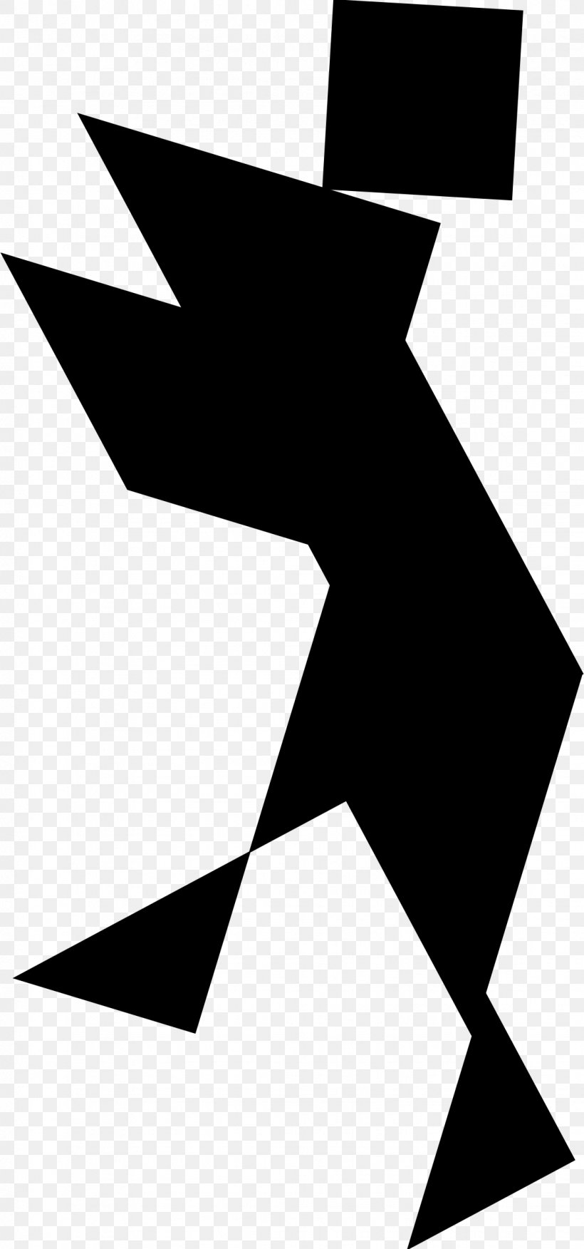 Tangram Triangle Clip Art, PNG, 1123x2400px, Tangram, Area, Art, Black, Black And White Download Free
