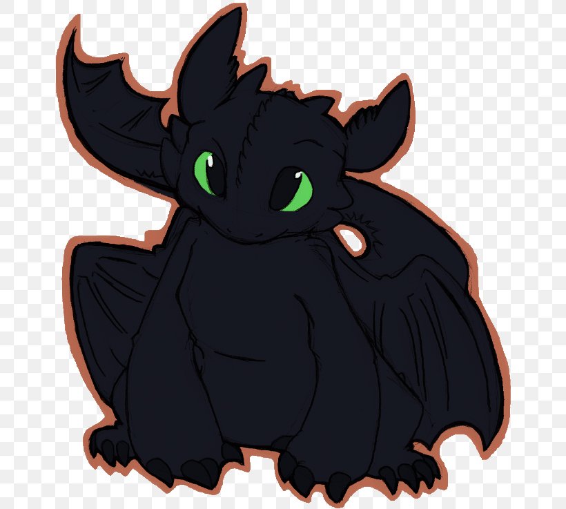 Toothless Cat How To Train Your Dragon, PNG, 666x737px, Toothless, Bat, Black, Carnivora, Carnivoran Download Free