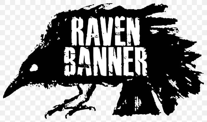 Logo Raven Banner Public Relations Film, PNG, 1837x1089px, Logo, Banner, Black And White, Brand, Business Download Free