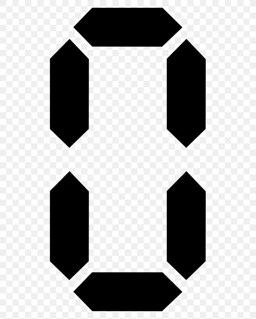 Seven-segment Display Clip Art, PNG, 549x1023px, Sevensegment Display, Area, Black, Black And White, Christian Smith Download Free