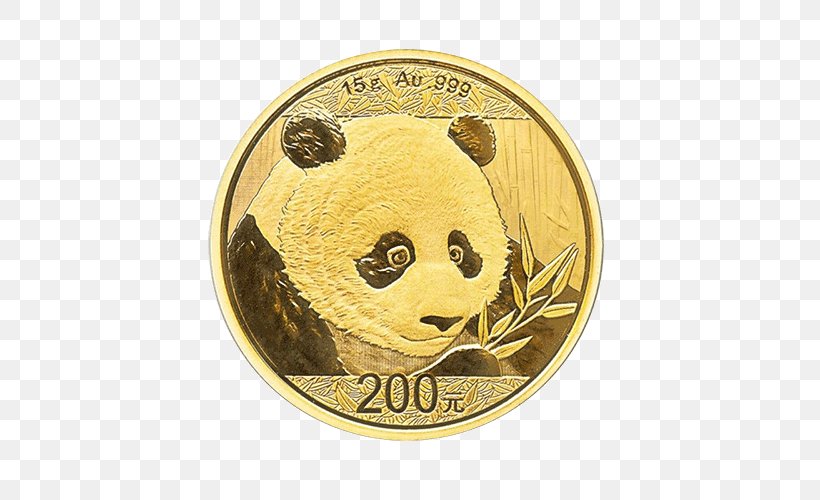 China Chinese Gold Panda Gold Coin Bullion Coin, PNG, 500x500px, China, Bullion, Bullion Coin, Chinese Gold Panda, Chinese Silver Panda Download Free