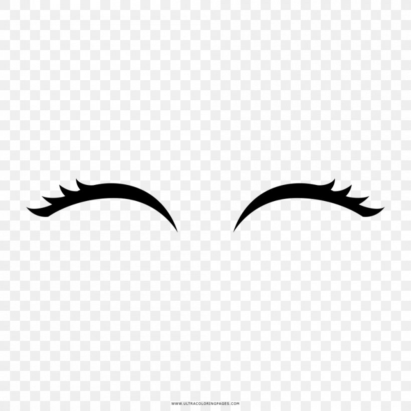 Eyebrow Eyelash Drawing Coloring Book, PNG, 1000x1000px, Eyebrow, Ausmalbild, Black And White, Coloring Book, Drawing Download Free