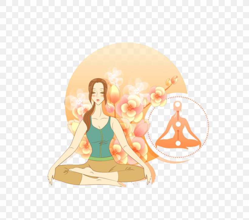 Meditation Yoga Lotus Position Illustration, PNG, 905x802px, Meditation, Art, Cartoon, Drawing, Female Download Free
