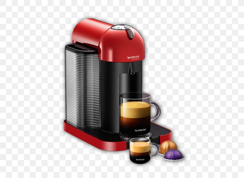 Nespresso VertuoLine Coffee Cappuccino Red Eye, PNG, 443x600px, Espresso, Brewed Coffee, Cappuccino, Coffee, Coffeemaker Download Free