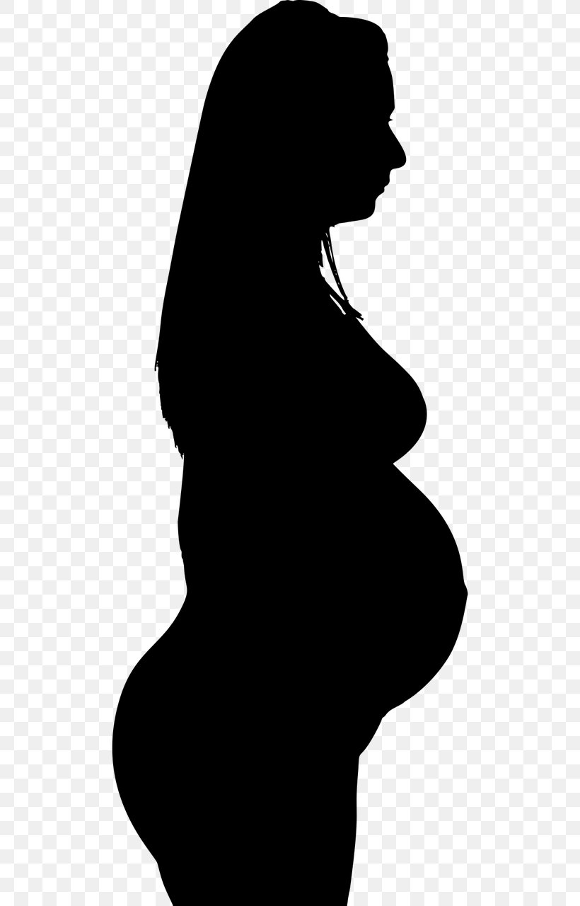 Pregnancy Cartoon, PNG, 640x1280px, Woman, Black, Black Hair, Blackandwhite, Drawing Download Free