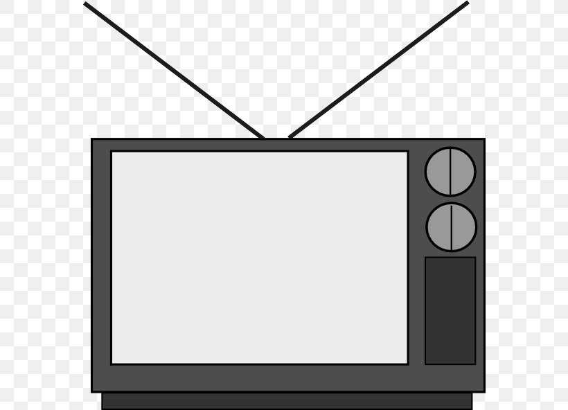 High-definition Television Flat Panel Display Free Content Clip Art, PNG, 582x592px, Television, Area, Black, Black And White, Computer Monitor Download Free