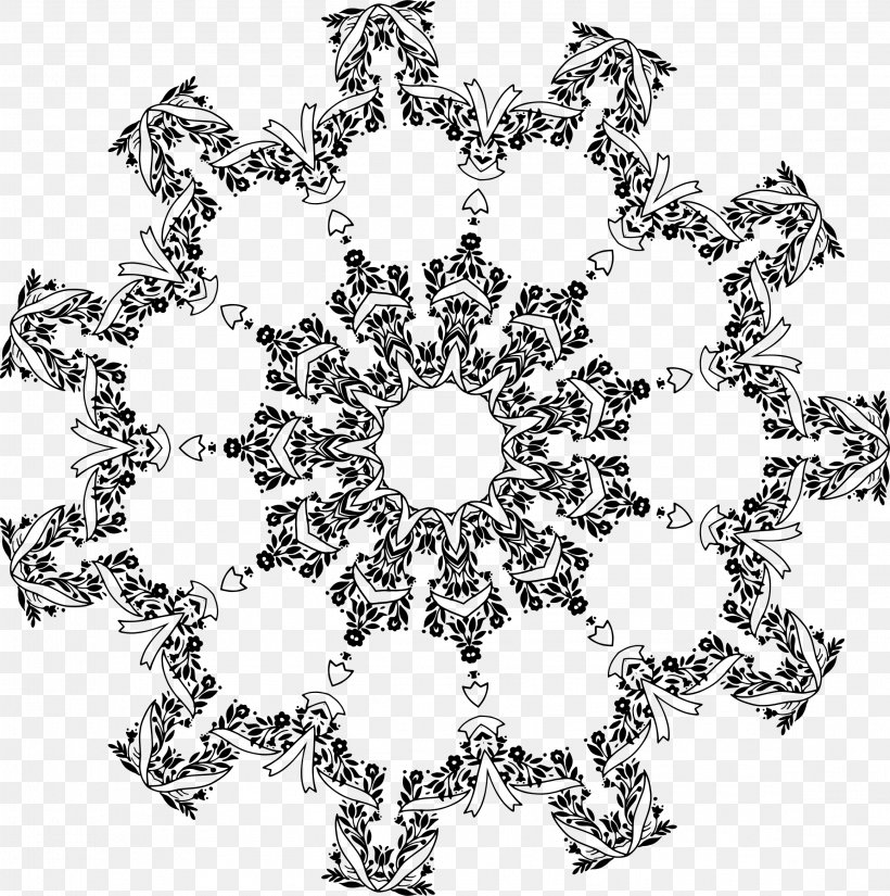 Clip Art, PNG, 2318x2334px, Visual Arts, Area, Black And White, Doily, Line Art Download Free