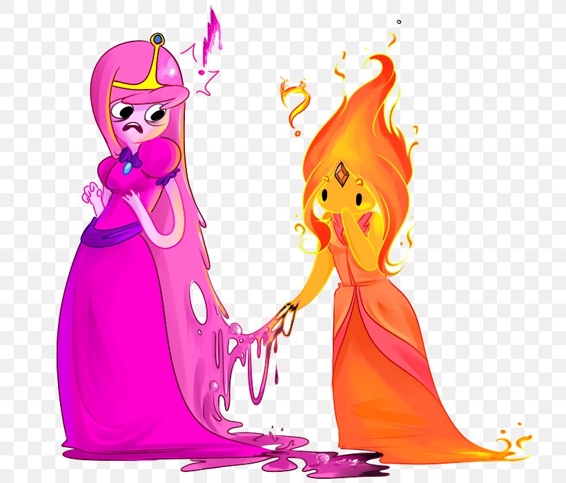 Princess Bubblegum Marceline The Vampire Queen Finn The Human Flame Princess Jake The Dog, PNG, 800x700px, Princess Bubblegum, Adventure, Adventure Time, Art, Burning Low Download Free